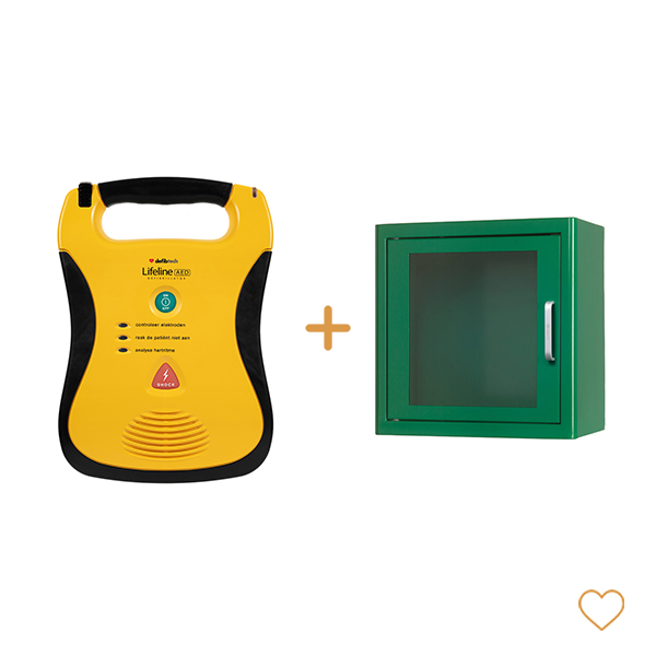 Defibtech lifeline AED halfautomaat + binnenkast