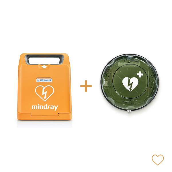 Mindray Beneheart C1A AED halfautomaat + buitenkast