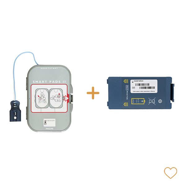 Philips heartstart FRx batterij & elektroden