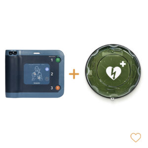 Philips heartstart FRx AED + buitenkast