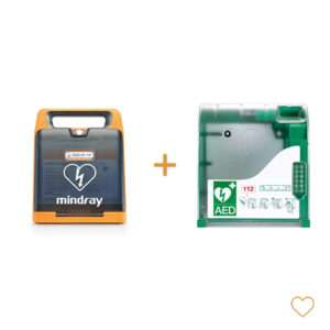 Mindray Beneheart C2 AED Halfautomaat + Buitenkast met pincode